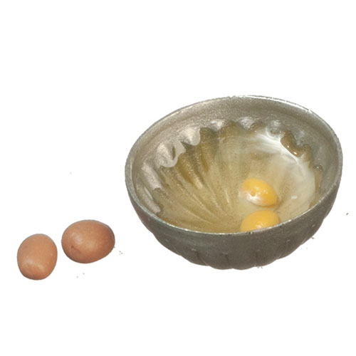 Eggs With Yolks In Bowl